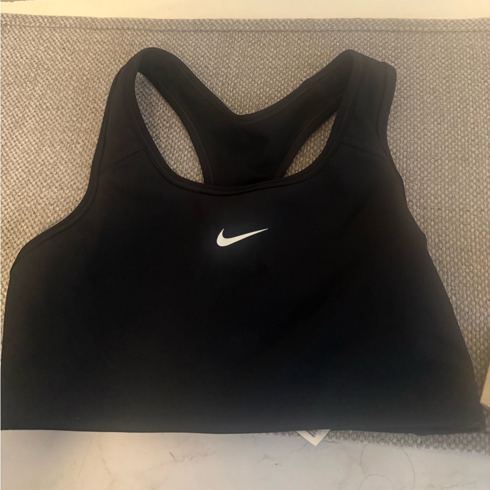 Nike Women's Black and White Sports Bra New